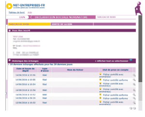 dsn événementielle