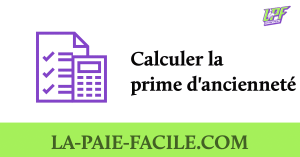 calculer la prime d'ancienneté