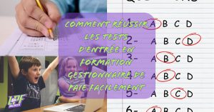 tests d'entrée en formation gestionnaire de paie