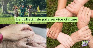 bulletin de paie service civique