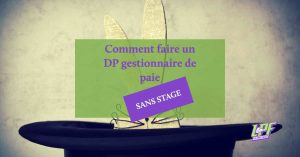 dp gestionnaire de paie sans stage