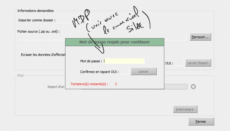 import de dossier pour migrer de Silae vers SIlae dans le cas d'un changement de prestataire paie