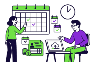 Calendrier DSN : échéances mensuelles au 5 ou au 15, télétransmission avant 12 h avec report au jour ouvré