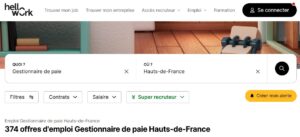 étude HelloWork sur les offres d'emploi au poste de gestionnaire de paie disponibles dans les Hauts-de-France